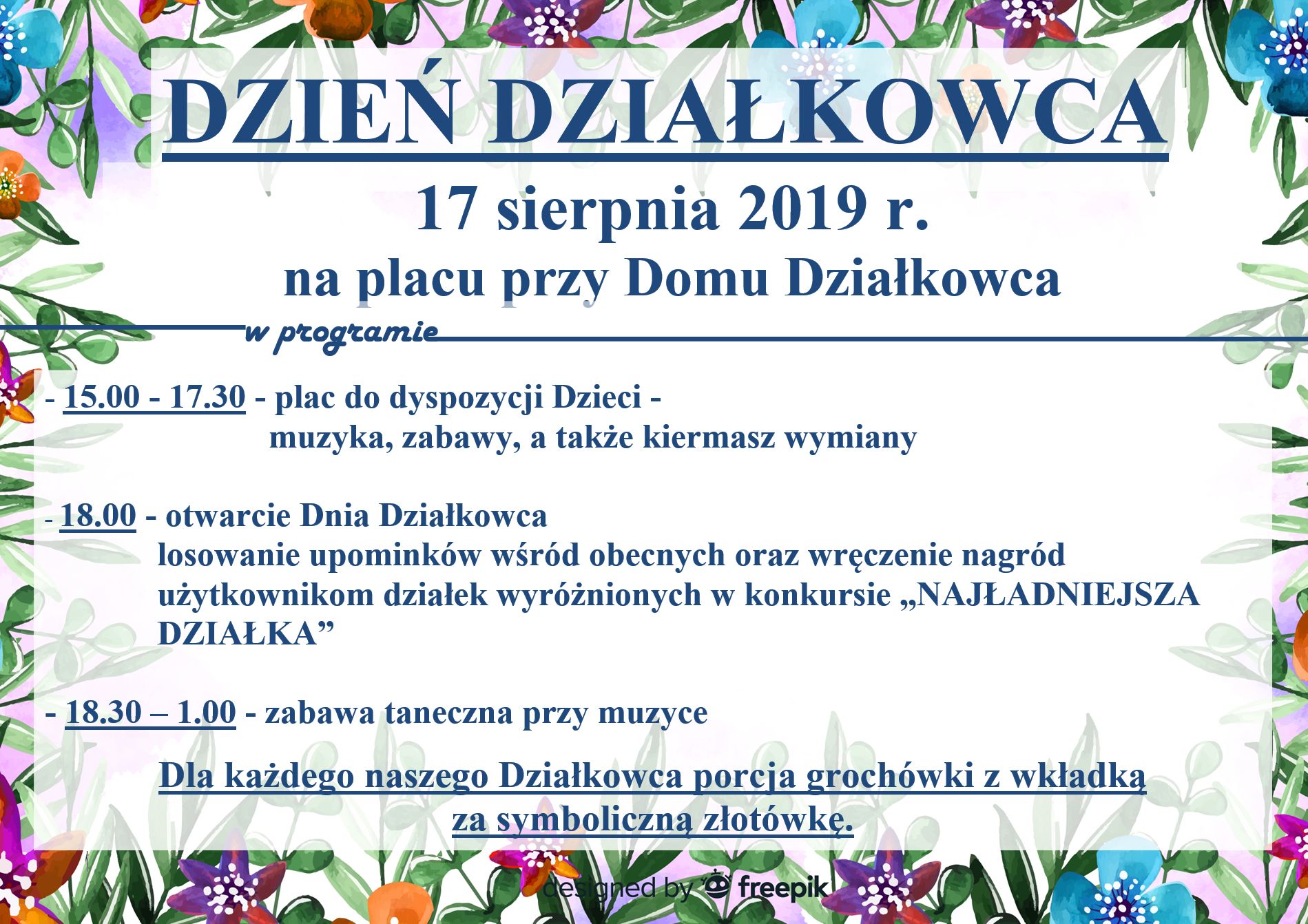 Dzień działkowca 2019